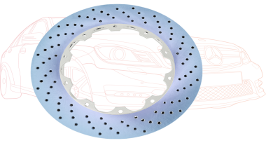 Cross-Drilled Brake Rotors