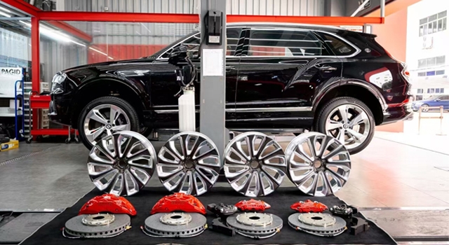 Bentley Bentayga premium ceramic brake setup