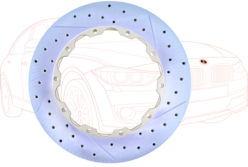 Drilled&ARC Brake Rotors