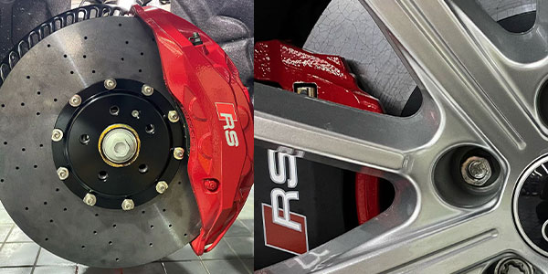  RS6 Front 10-Piston/ Rear 1-Piston Carbon Ceramic Calipers